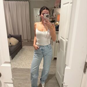 Levi's Women's Light Blue Straight Leg Jeans